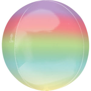Balon Orbz ombre rainbow