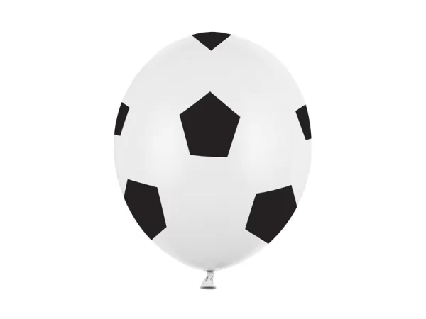 Baloane latex, Football, 30 cm (6 buc)
