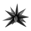Balon Starburst, 70 cm, negru
